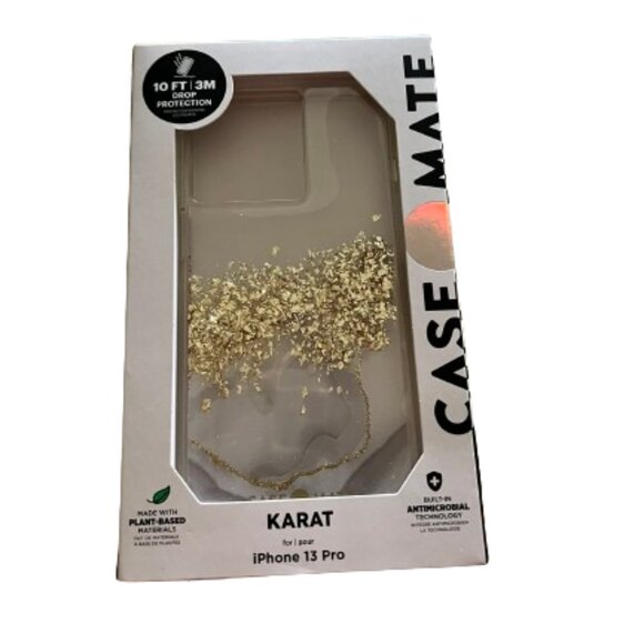 Case-Mate iPhone 13 Pro Marble Karat Phone Case - New in Box - Picture 3 of 3